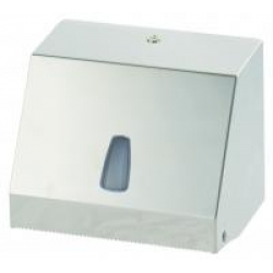 Toalheiro em aço inox para papel de mãos "Combi"