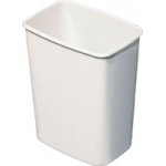 Cesto com tampa basculante branco 8L