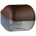 Suporte para papel higiênico em rolos ou em folhas - castanho