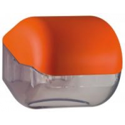 Suporte para papel higiênico em rolos ou em folhas - laranja