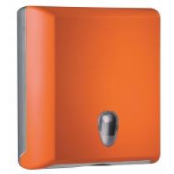 Toalheiro para papel de mãos interfolhas - laranja