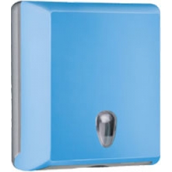 Toalheiro para papel de mãos interfolhas - azul